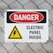 Signmission Electric Panel Inside Danger Sign, Plastic, 10in W x 7in L, 2PK OS-2PACK-DS-P-710-L-2203 - alternate 5